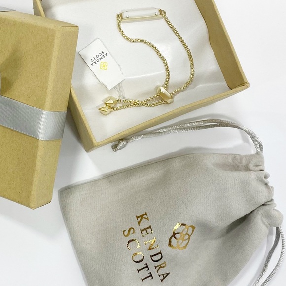 Kendra Scott Gold ivory Pearl bracelet - Picture 2 of 7